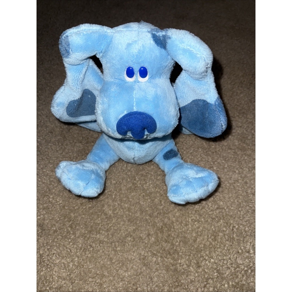 TY Beanie Buddy Blue's Clues BLUE the Dog 2006 RETIRED 9"